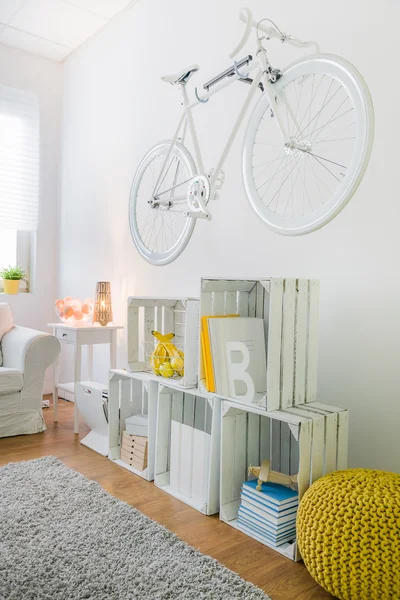 Decoración de lujo en la pared en la habitación — Foto de Stock