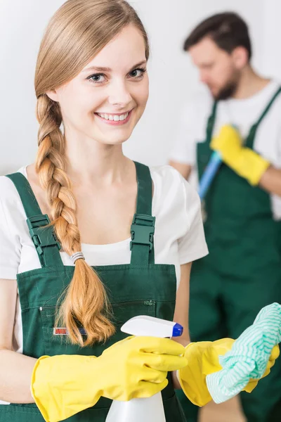 Ready to clean up the room — Stock Photo, Image