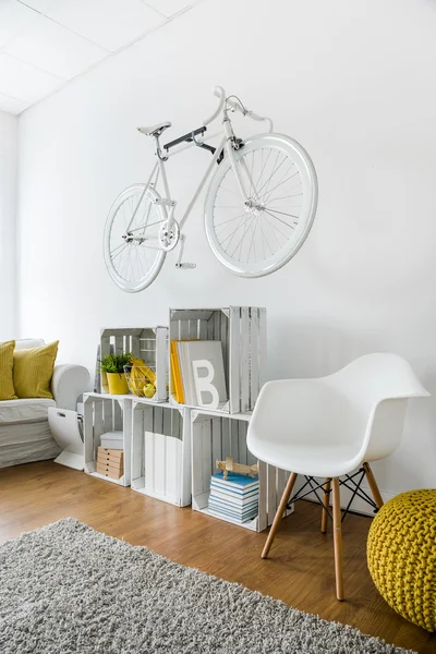 Decoración Hipster de pequeño estudio — Foto de Stock