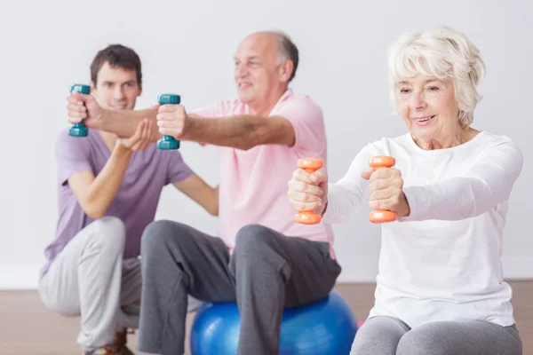 Essere in buona forma in ogni epoca — Foto Stock