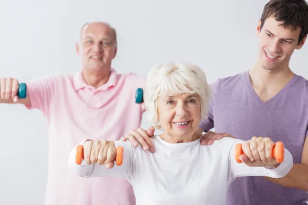 Sport ist das beste Heilmittel! — Stockfoto