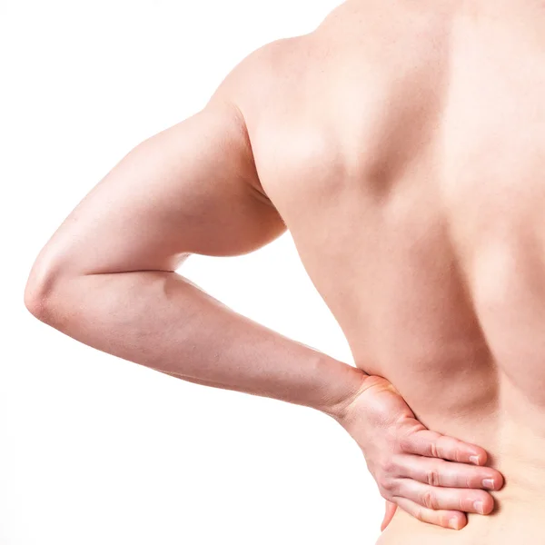 Pain of lower back — Stock Photo, Image