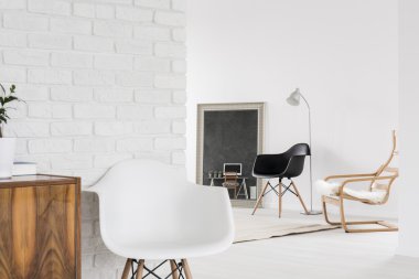 Modern, çok fonksiyonlu ve ışık iç