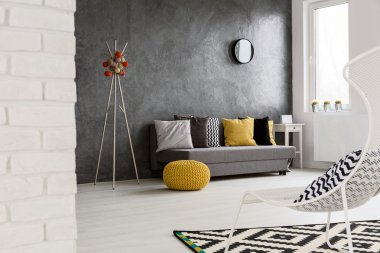 Şık detayları ile yeni tasarım oturma odası