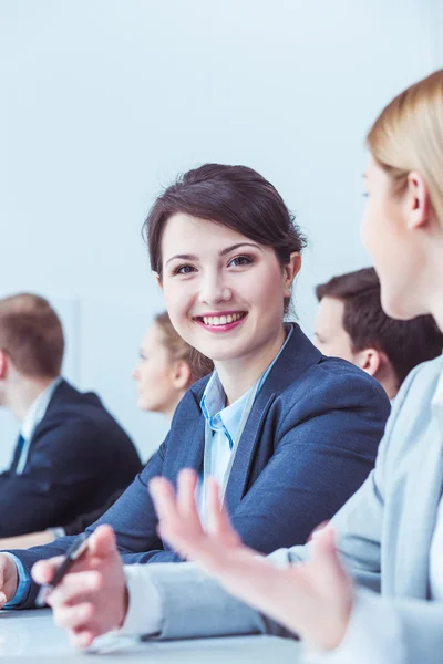 Mein Job lässt mich lächeln — Stockfoto