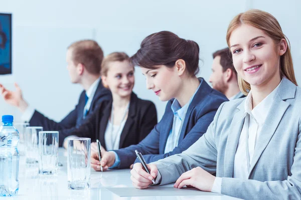 I'm part of a business team! — Stock Photo, Image