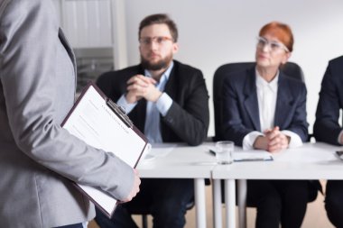 İş görüşmesi yürüyüş