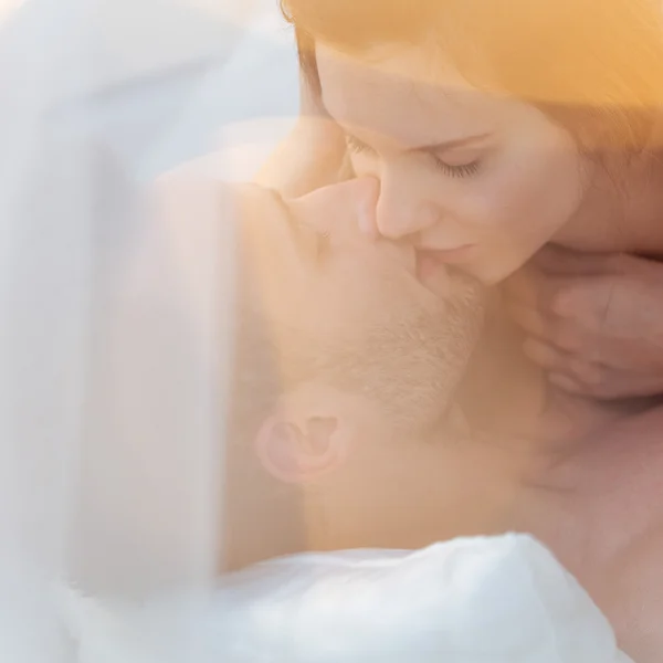 Couple intimate moments — Stock Photo, Image