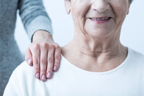 Atitude positiva durante a terapia — Fotografia de Stock