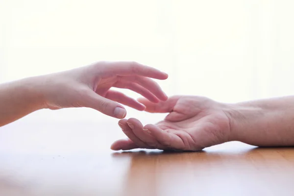 Two hands isolated — Stock Photo, Image