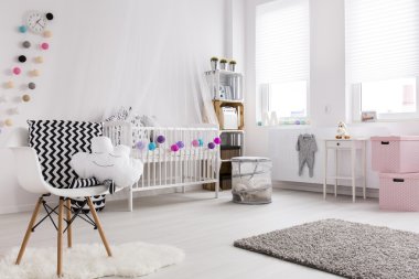 Bebek odasında modern vibe