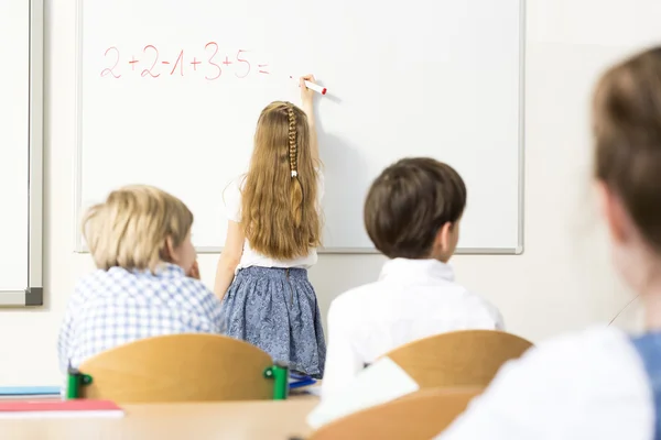 Todos son geniales en matemáticas. — Foto de Stock