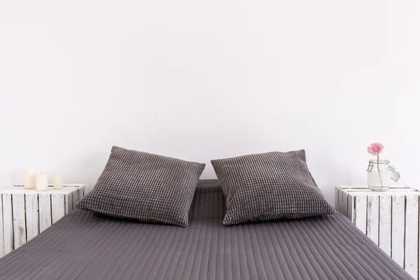 Ідеальне ліжко для двох — стокове фото