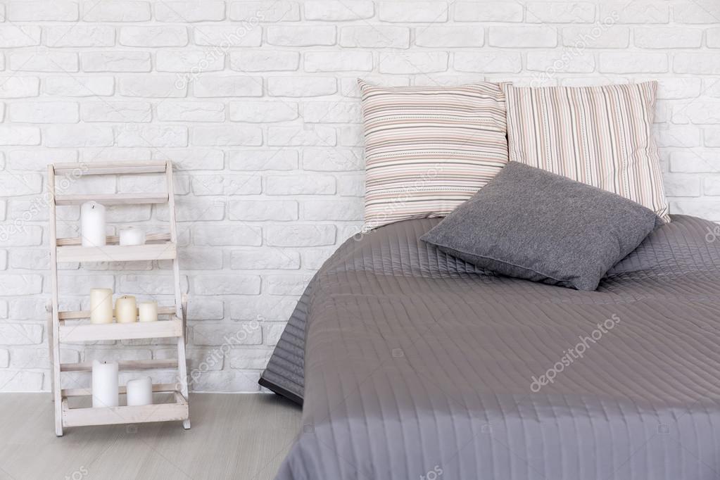 Slaapkamer in minimalistische stijl u stockfoto photographee eu