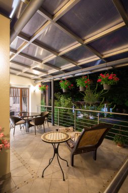 Şık ve ışıklı Teras 