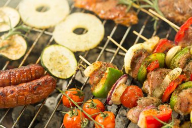 Çeşitli yemek ızgara