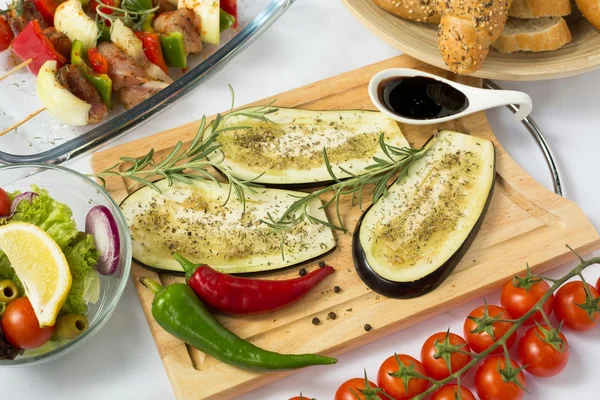 Slices of eggplant — Stock Photo, Image