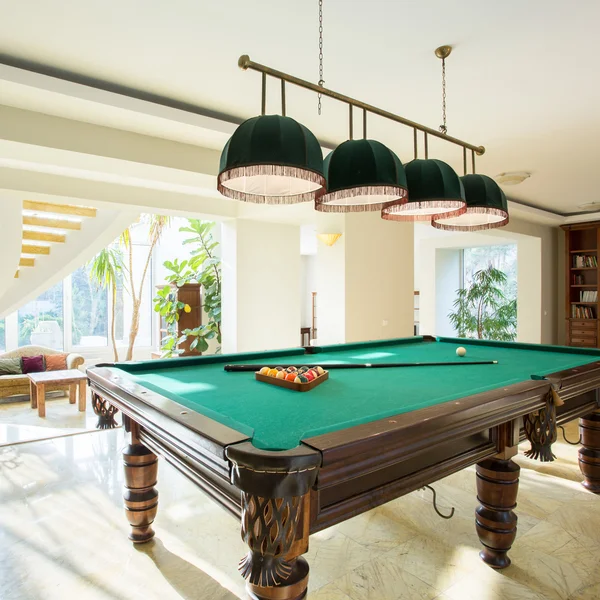 Close-up of billiard table — Stock Photo, Image