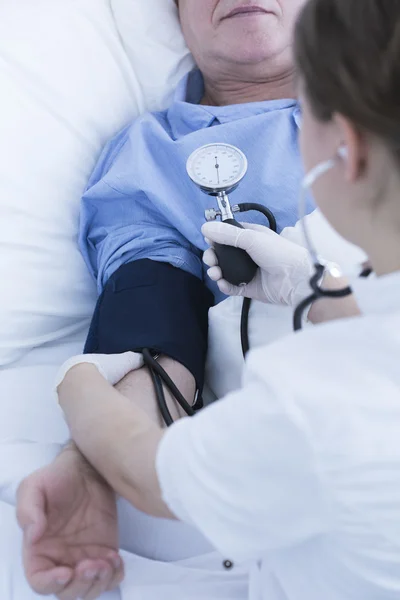 It seems your blood pressure is increased — Stock Photo, Image