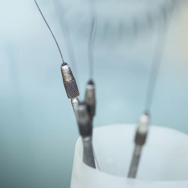 Loops de inoculação em laboratório — Fotografia de Stock