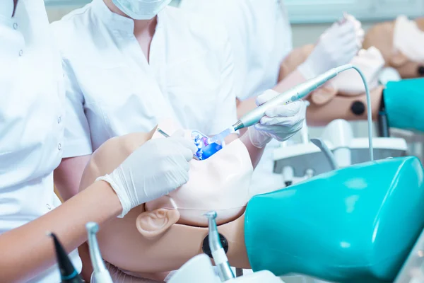 Not so easy to be a dentist — Stock Photo, Image