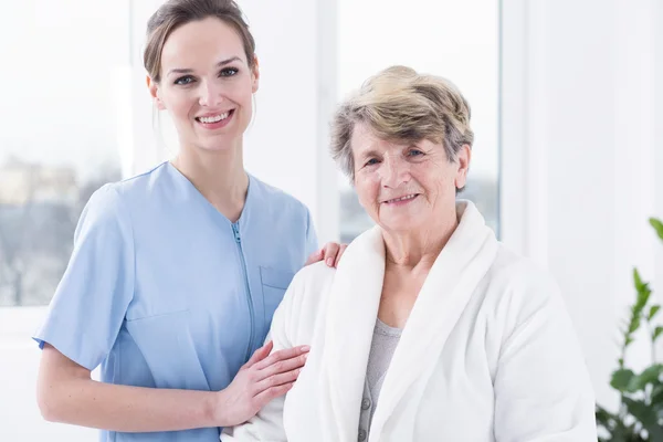 She's got professional healthcare — Stock Photo, Image