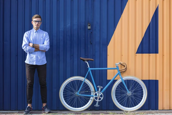 Wannabe hipster byłby podobny ten rower — Zdjęcie stockowe