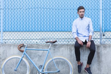 İşadamı önde gelen sağlıklı yaşam tarzı