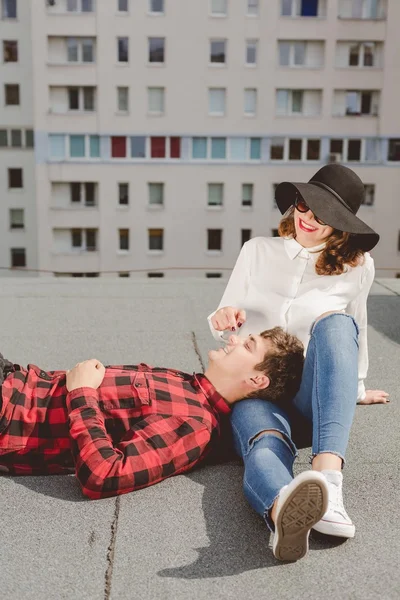 Relax on rooftop — Stock Photo, Image