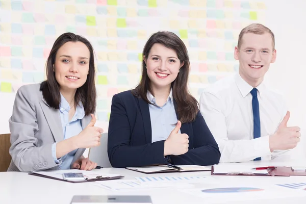 Happy of good work — Stock Photo, Image