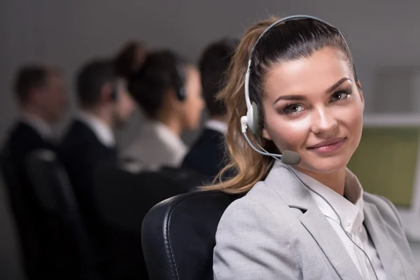 Preparado para atender o telefone — Fotografia de Stock