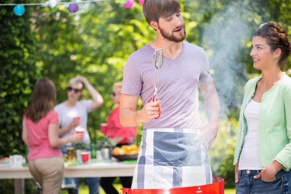 Zubereitung einer Mahlzeit — Stockfoto