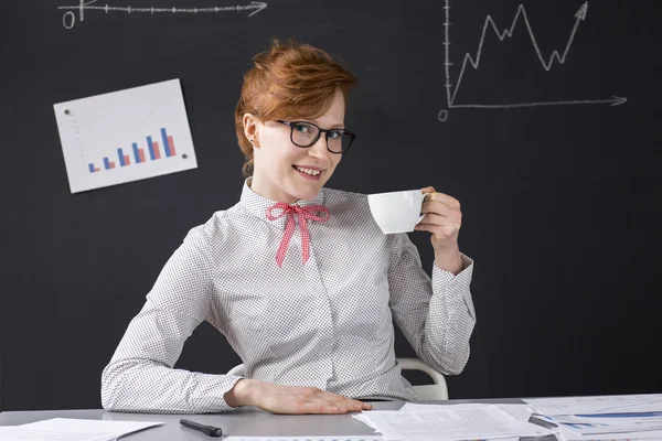 Ya es hora de tomar un café. — Foto de Stock