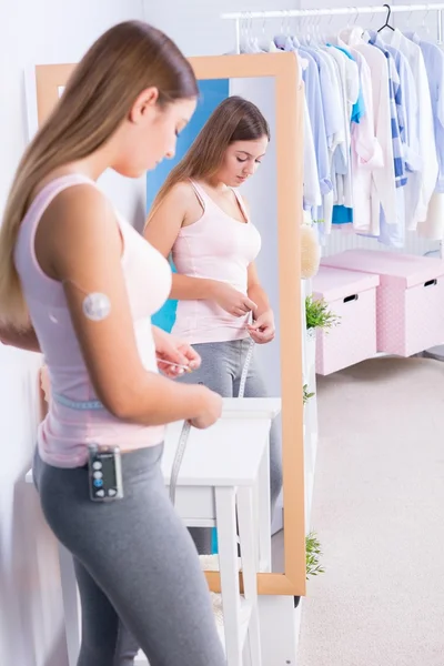 Das Leben mit Diabetes ist nicht so beängstigend — Stockfoto