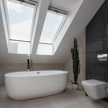 kentsel daire - Beyaz banyo