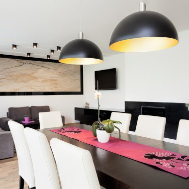 kentsel daire - masa oturma odası