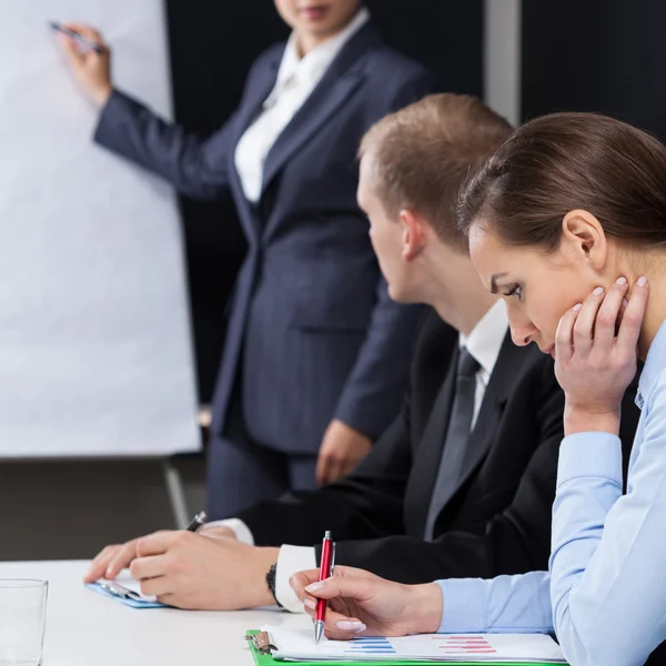 Während der Konferenz — Stockfoto