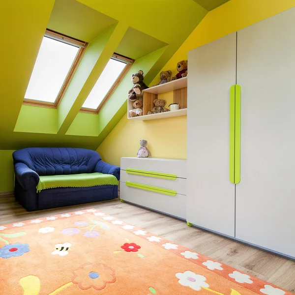 Kentsel daire - çocuk odası — Stok fotoğraf