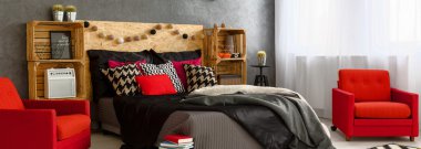 Aksan kırmızı ekleyerek harika bir fikirdi