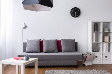 Aydınlık oturma odası uyum arayanlara