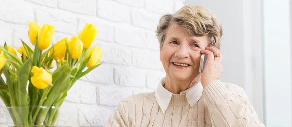 Wirst du mich morgen besuchen? — Stockfoto