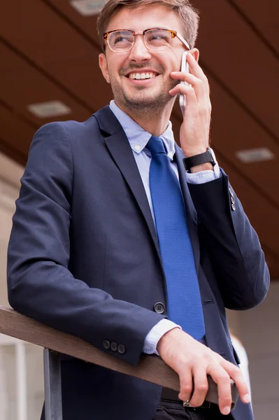 Conversando com um líder — Fotografia de Stock