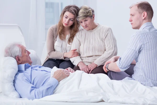 Sad moments for the whole family — Stock Photo, Image