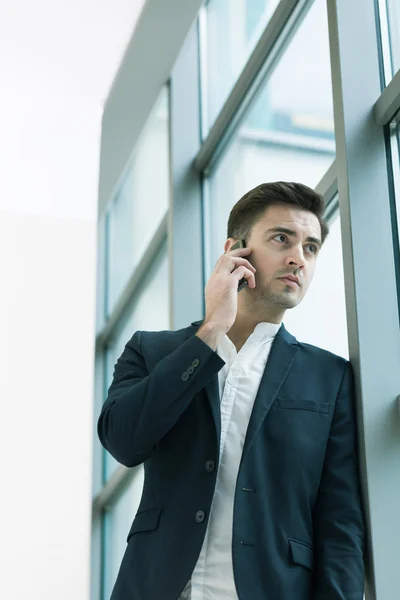 Casos de negócios ao telefone — Fotografia de Stock