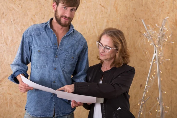 Forslag til mindre endringer av prosjekteringen – stockfoto