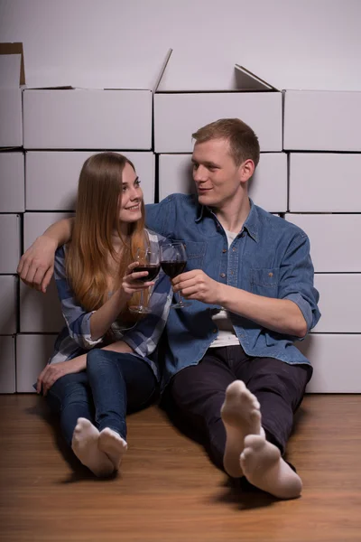 À nossa nova vida perfeita juntos — Fotografia de Stock