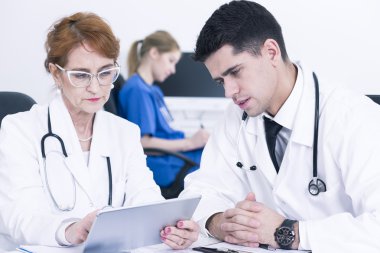 Doktorların ofisinde yeni teknoloji