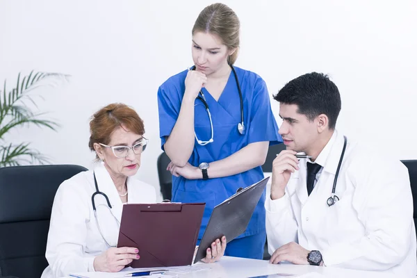 Patient's laboratory test results — Stock Photo, Image