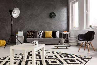 Rahat oda içinde az karışıklık