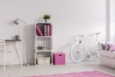 Vintage tarzı her zaman modaya uygun Oda